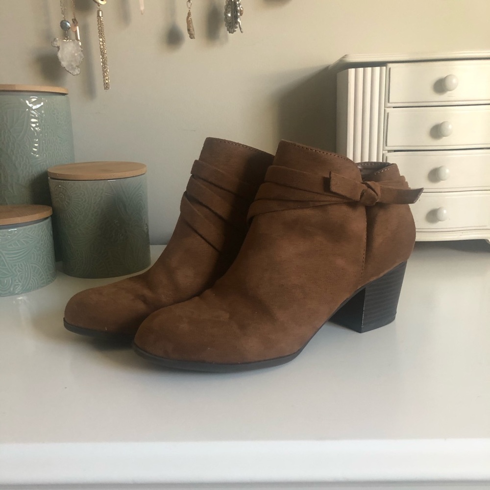 Indigo Brown Booties